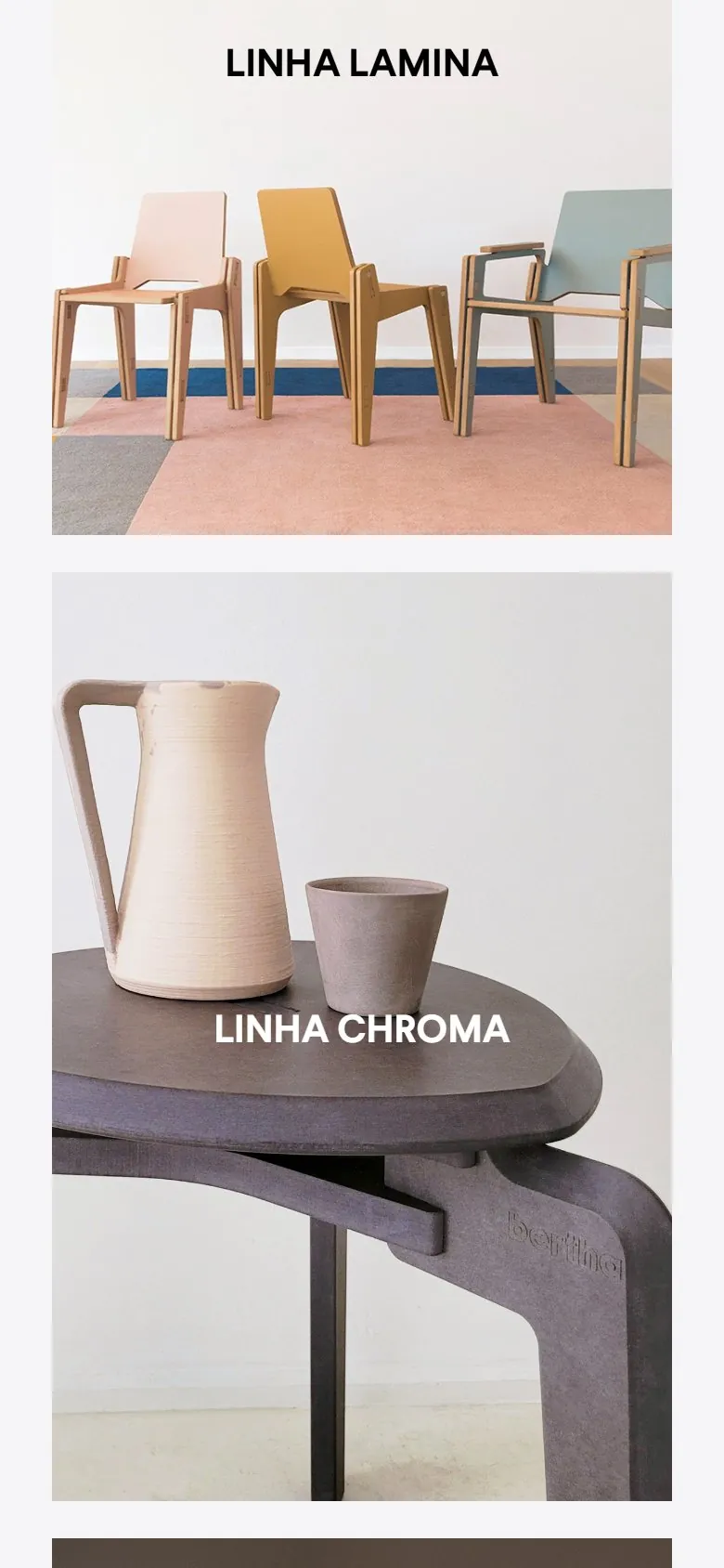 Bertha Home: tela 2 da versão mobile