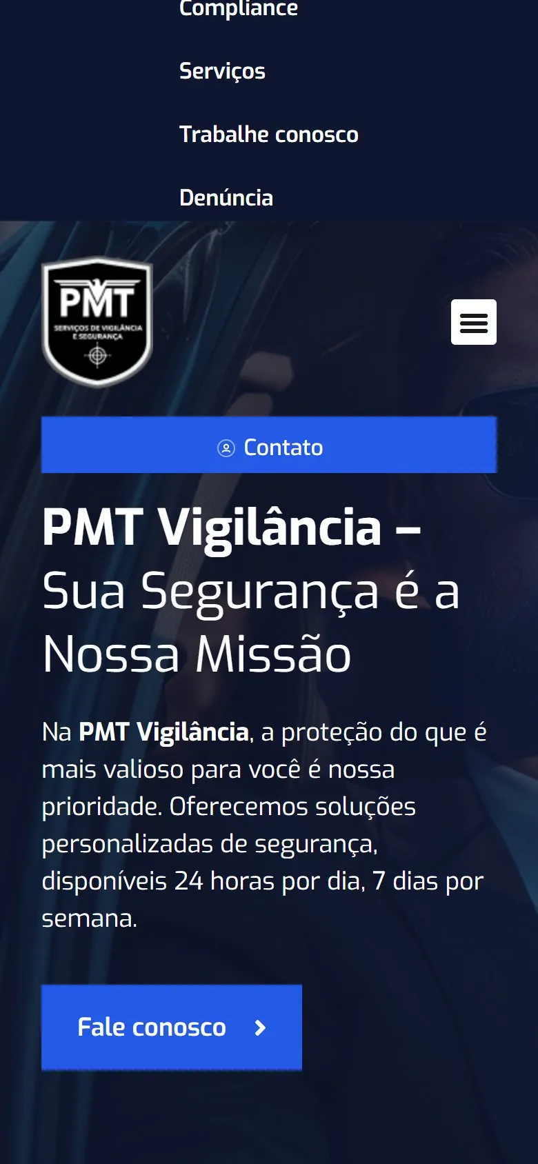 PMT Vigilância: tela 4 da versão mobile